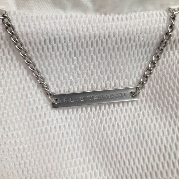 Elie Tahari All Weather Lightweight White Jacket Size Small - Picture 9 of 11